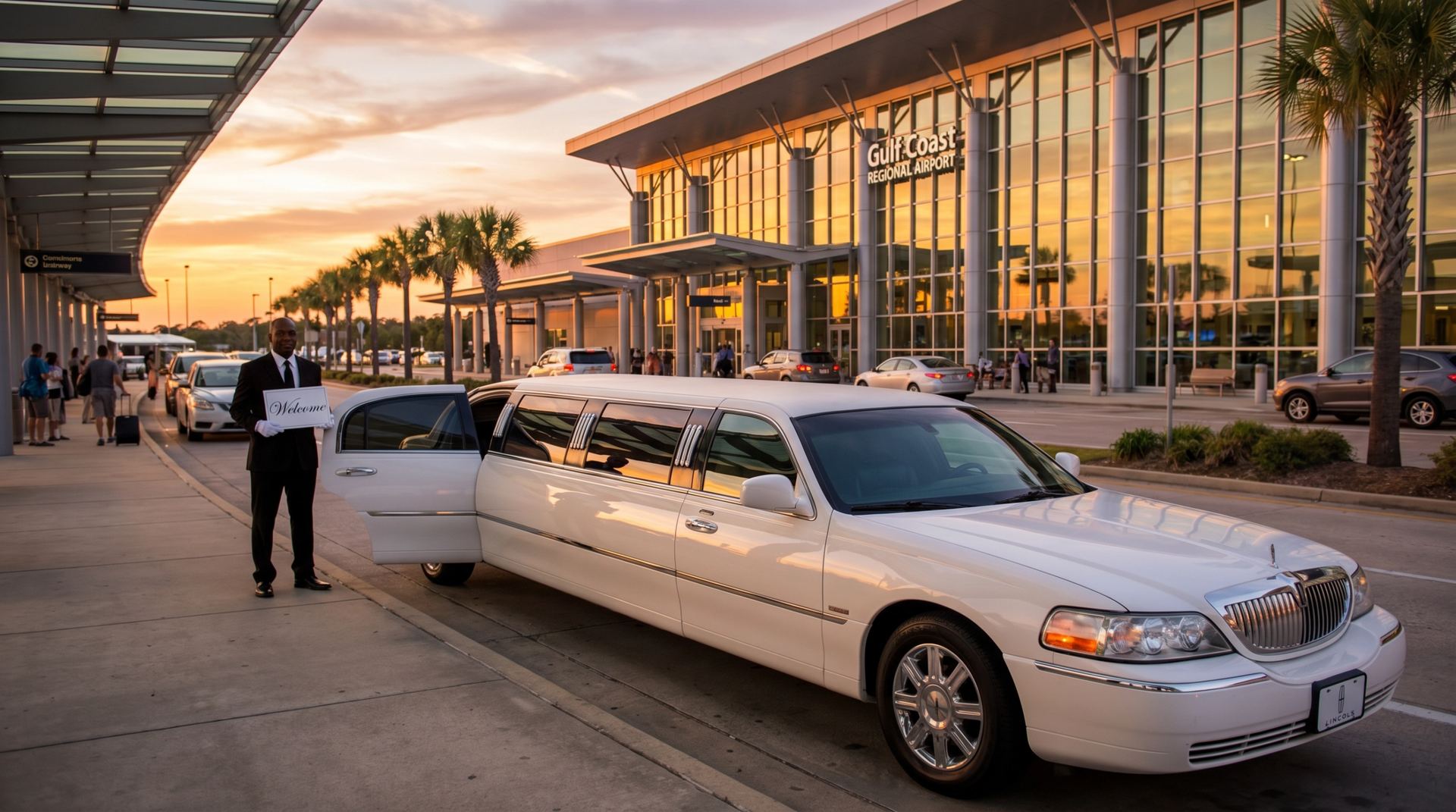 Airport transfer limousine