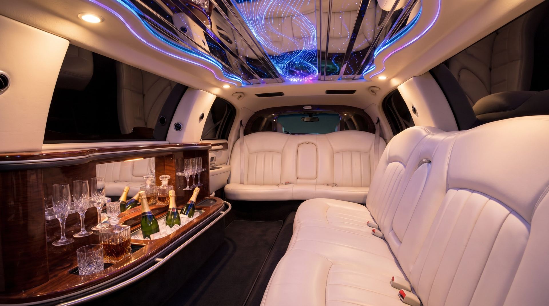 Night out limousine interior